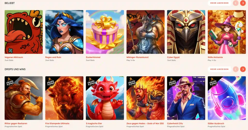 Koi Casino beliebte Slot Spiele mit verschiedenen Spielautomaten